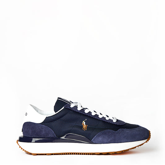 Polo Ralph Lauren Train 89 Suede / Oxford Trainer Navy / Multi PP - The Sporting Lodge