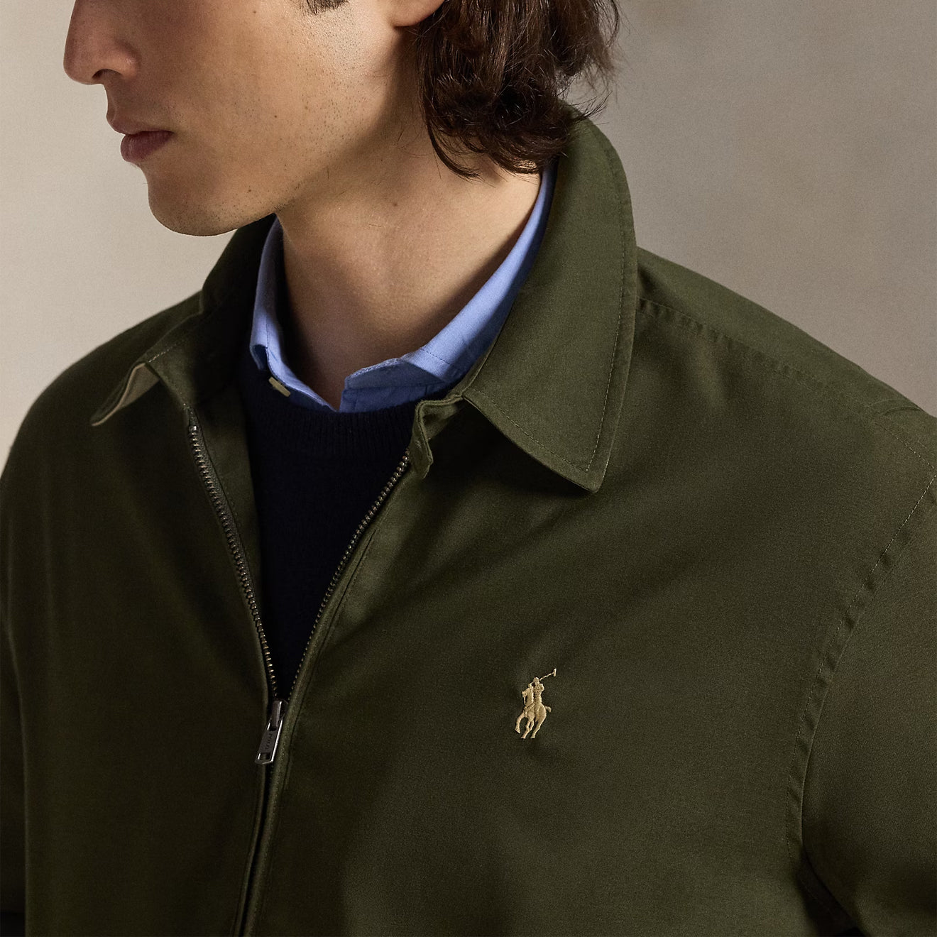 Polo Ralph Lauren Twill Bi-Swing Jacket Company Olive – The