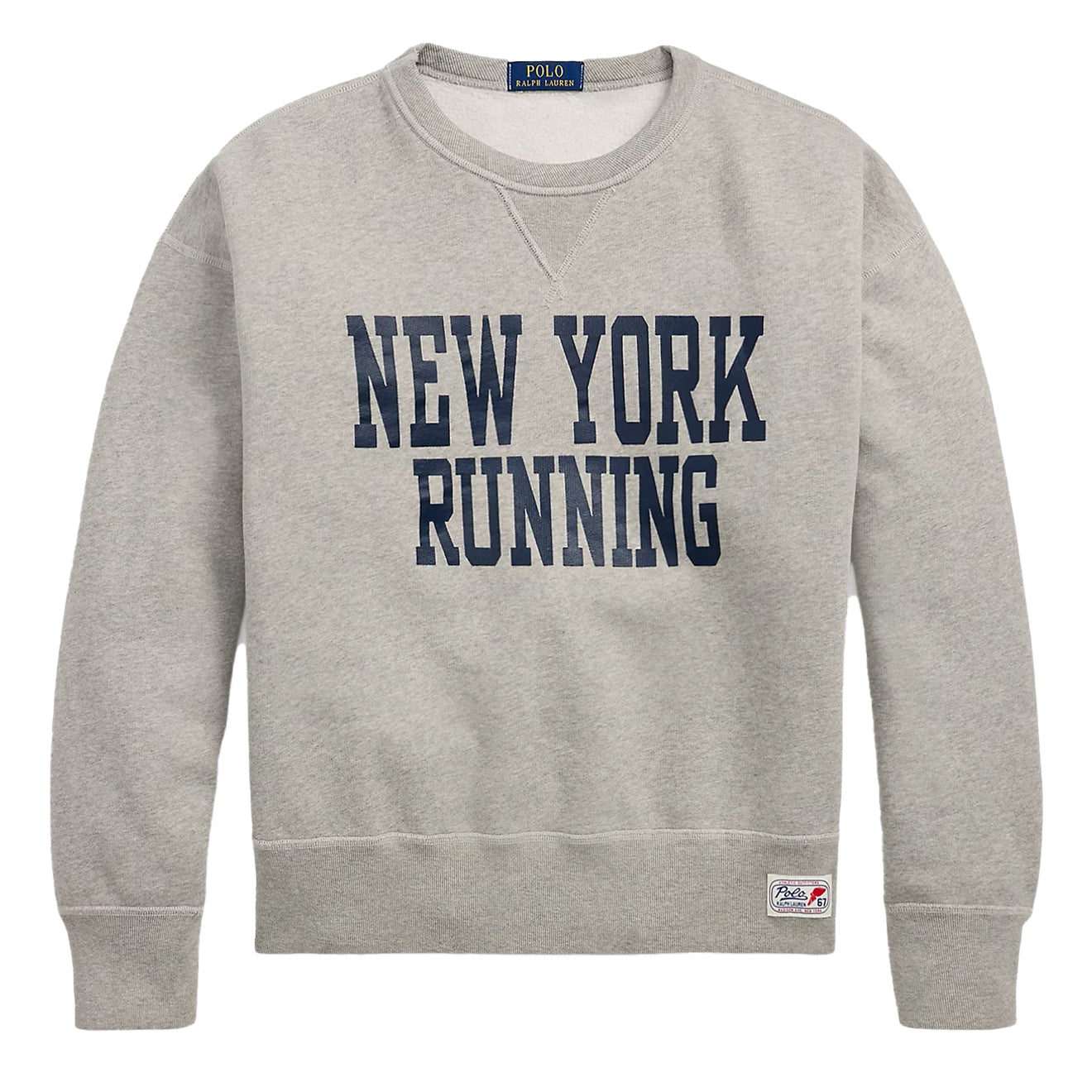Polo Ralph Lauren Vintage Fit Fleece Graphic Sweatshirt Dark Sport Heather - The Sporting Lodge