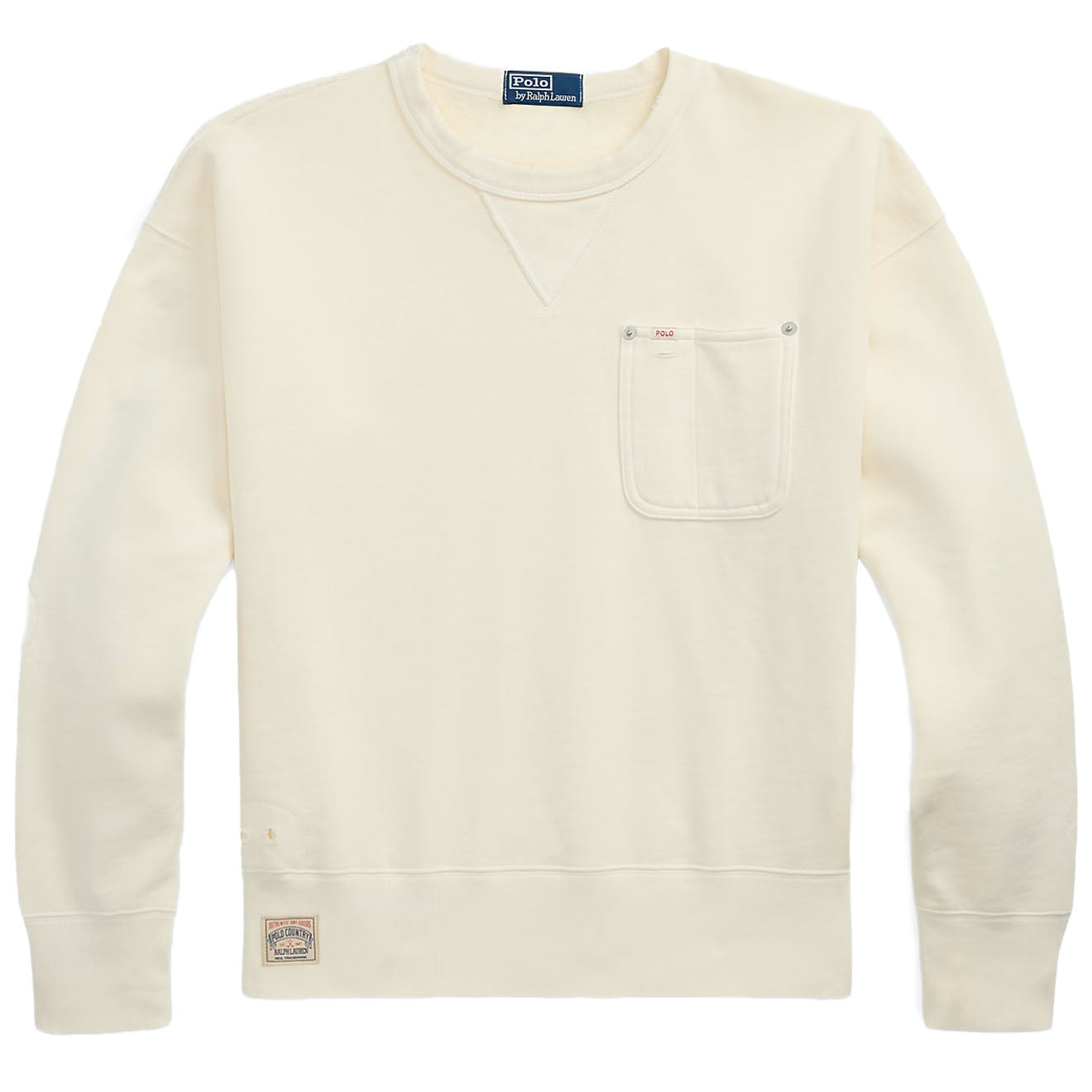 Polo Ralph Lauren Vintage Fit Fleece Pocket Sweatshirt Deckwash