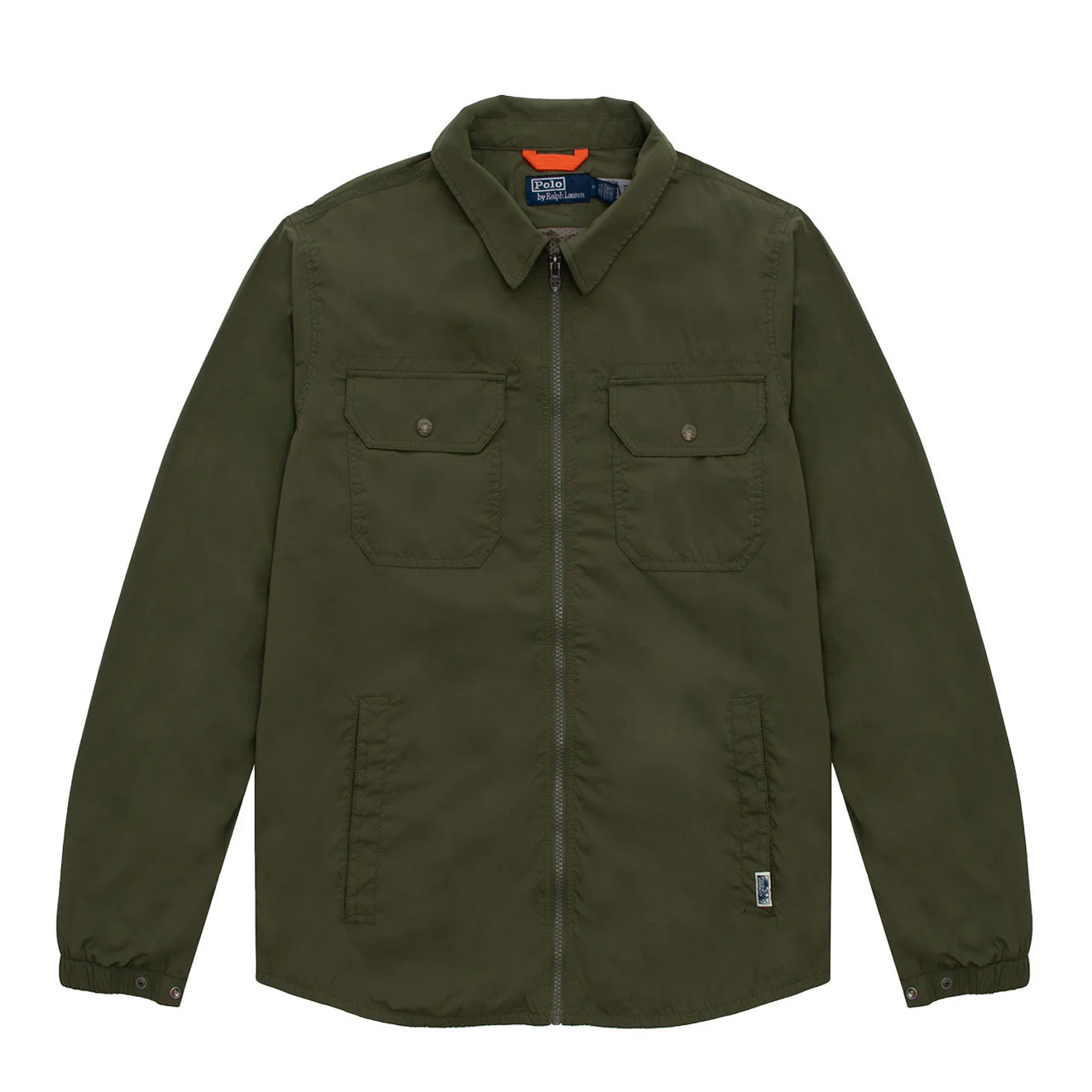 Polo Ralph Lauren Water-Repellent Shirt Jacket Dark Sage - The Sporting Lodge