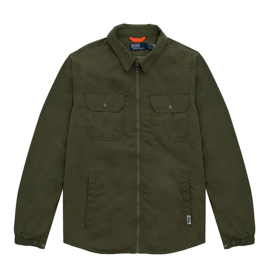 Polo Ralph Lauren Water-Repellent Shirt Jacket Dark Sage