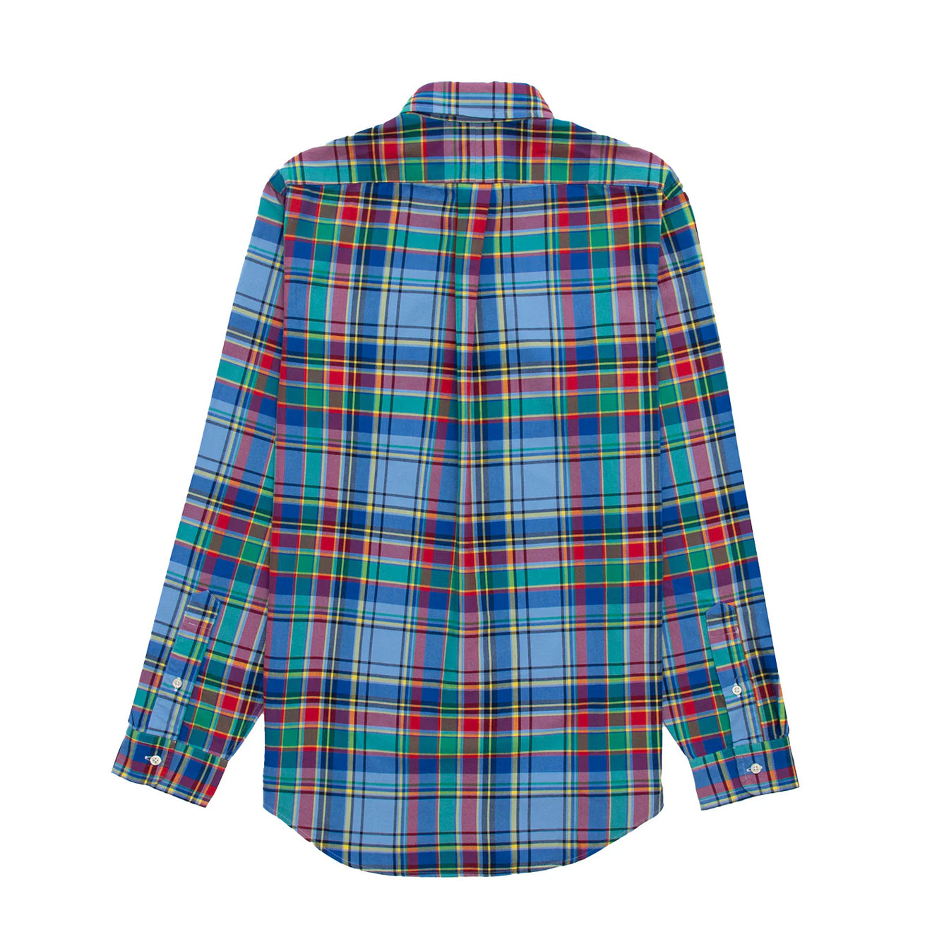 Polo Ralph Lauren Oxford Check Shirt Blue / Red Multi - The Sporting Lodge