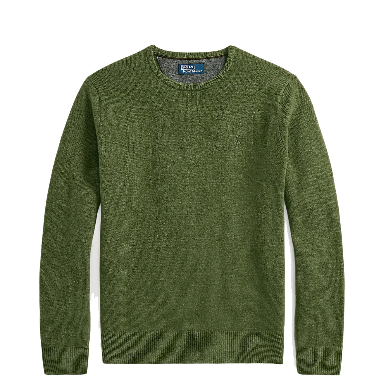 Polo Ralph Lauren Wool Crew Neck Knit Classic Olive Heather | The