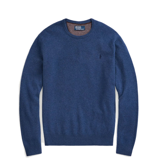 Polo Ralph Lauren Wool Crew Neck Knit Rustic Navy Heather