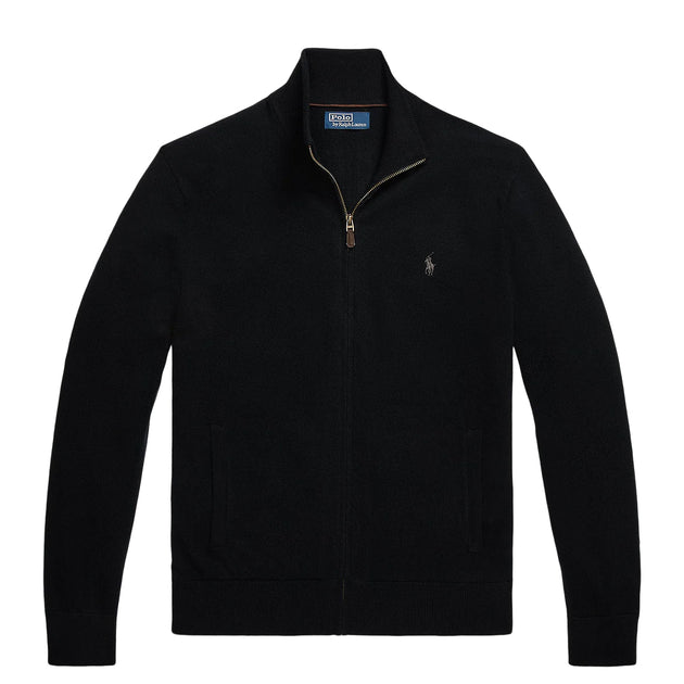 Polo Ralph Lauren Wool Full-Zip Jumper Polo Black – The Sporting Lodge
