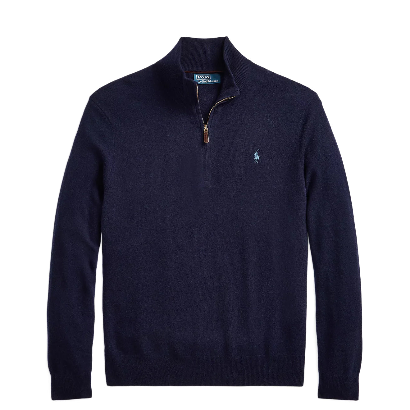 Polo Ralph Lauren Wool Half Zip Pullover Black | The Sporting Lodge