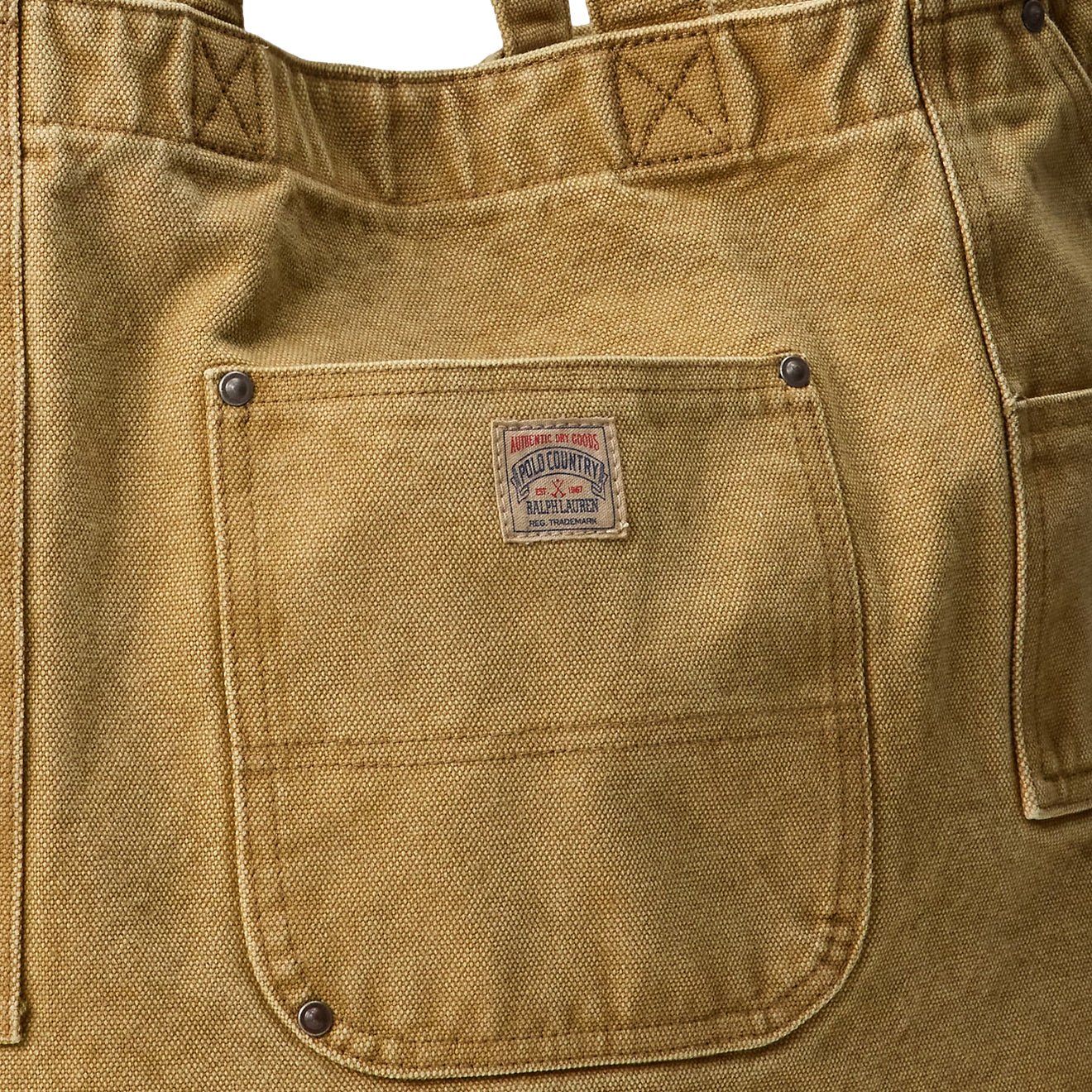 Polo Ralph Lauren Workwear Tote Large Montana Khaki - The Sporting Lodge