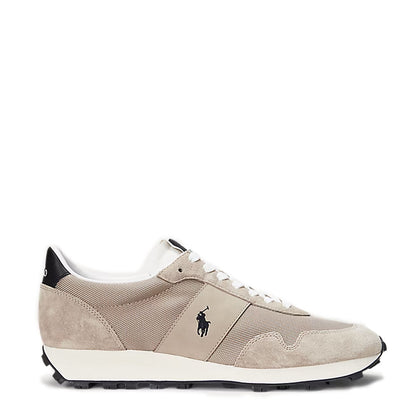 Polo Sport PRL Trail 125 Suede-Panelled Trainer Milkshake / Black - The Sporting Lodge