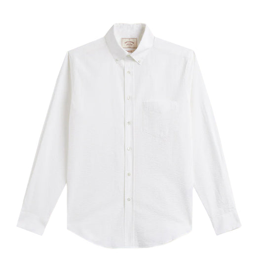 Portuguese Flannel Atlantico L/S Shirt White