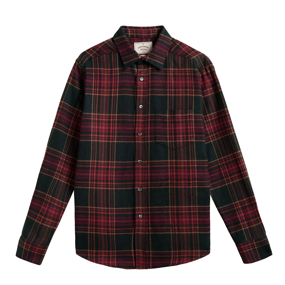 Portuguese Flannel Bravio Shirt Red / Green