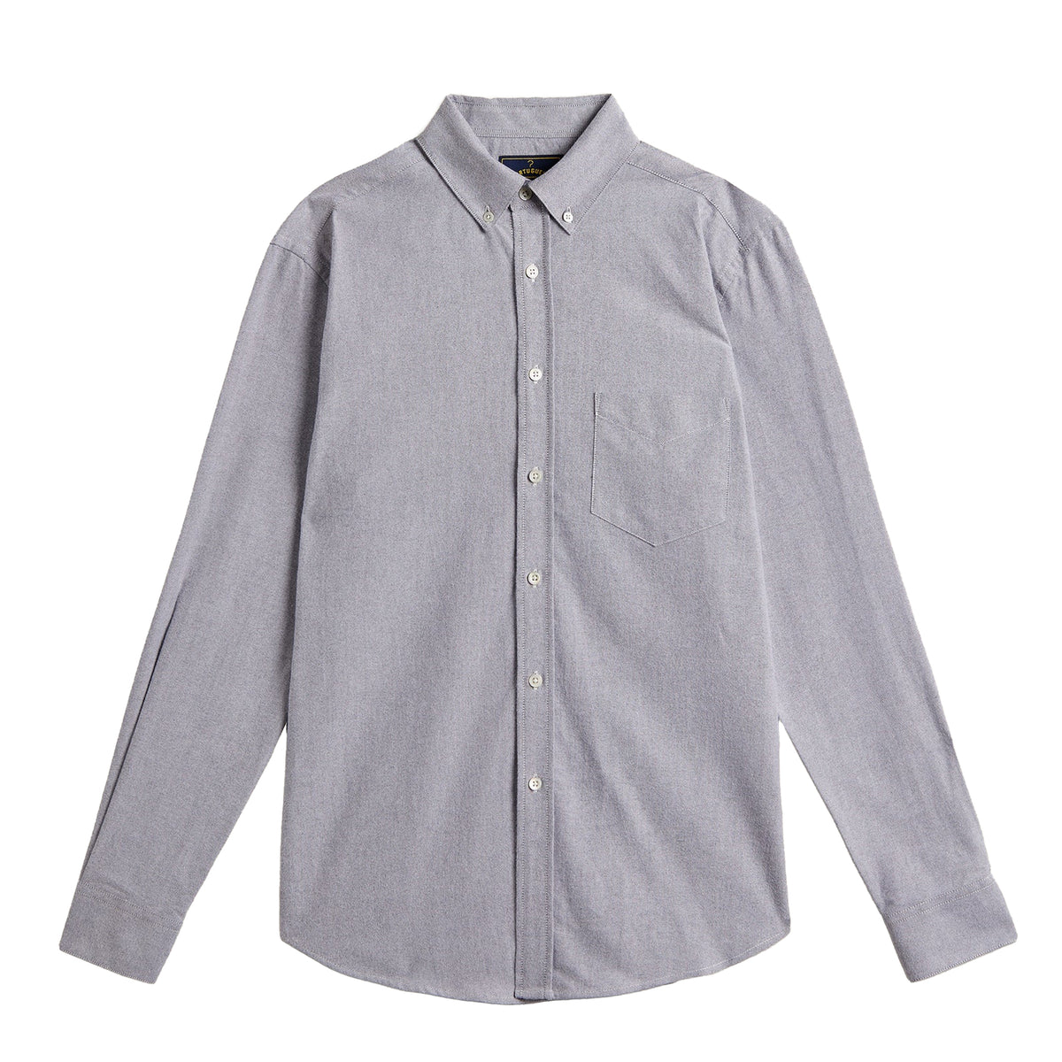 Portuguese Flannel Brushed Oxford Shirt Black