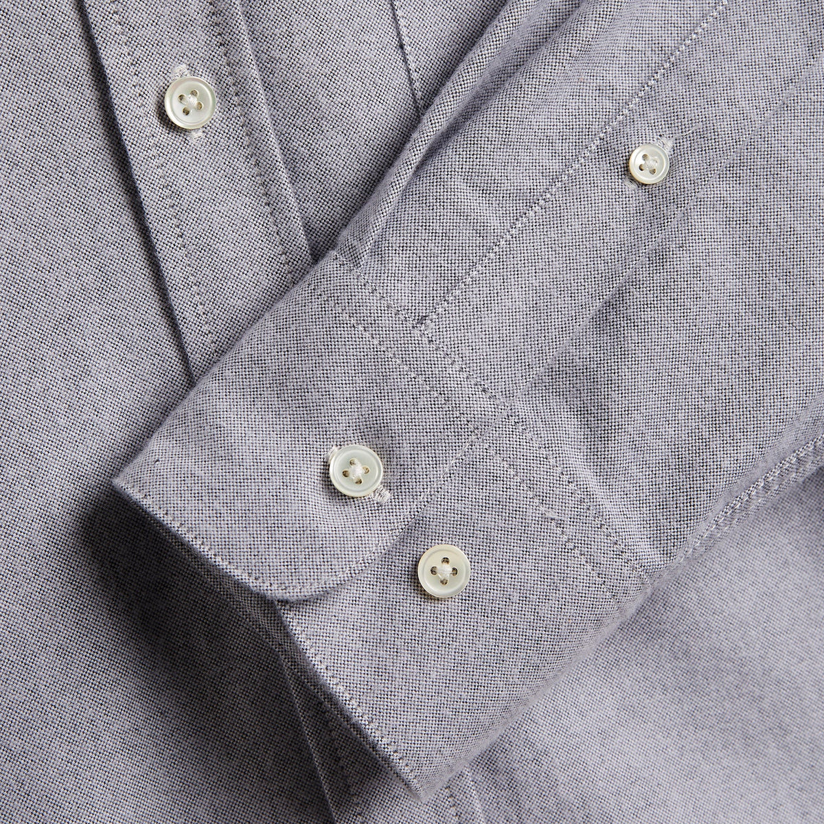 Portuguese Flannel Brushed Oxford Shirt Black