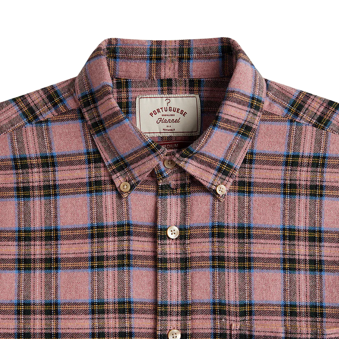 Portuguese Flannel Cais Button Down Pink
