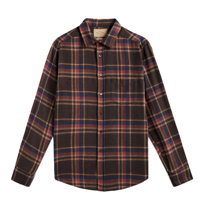 Portuguese Flannel Castor Shirt Brown