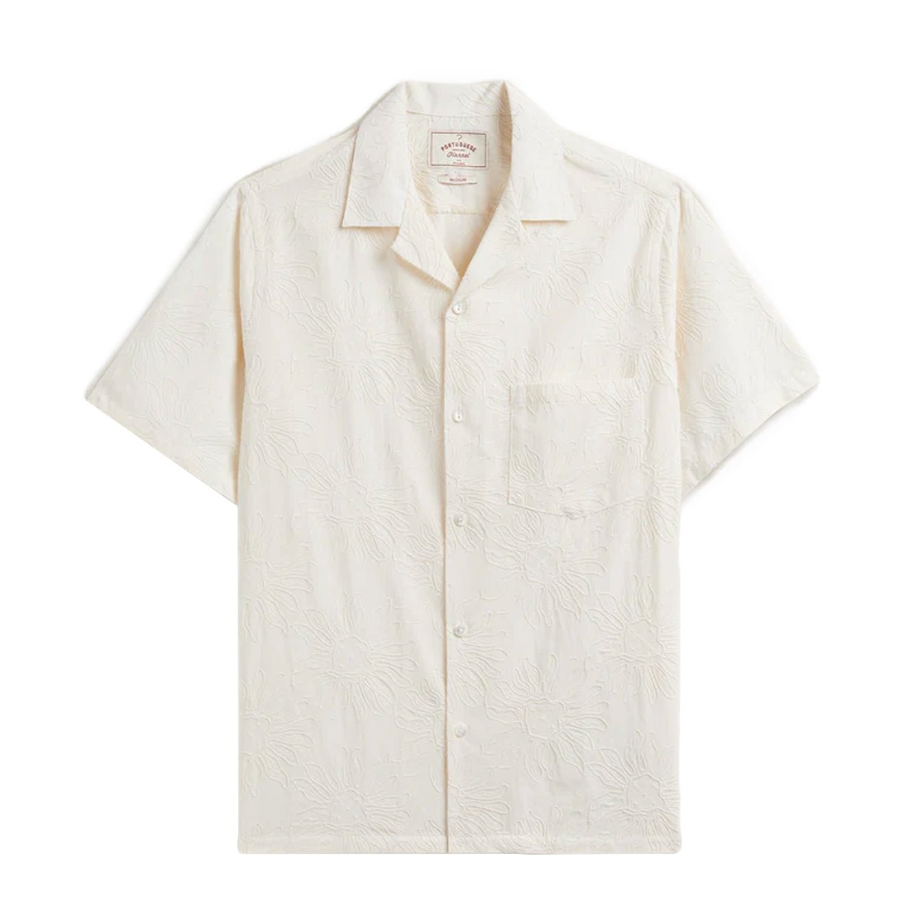 Portuguese Flannel Duke S/S Shirt Cream