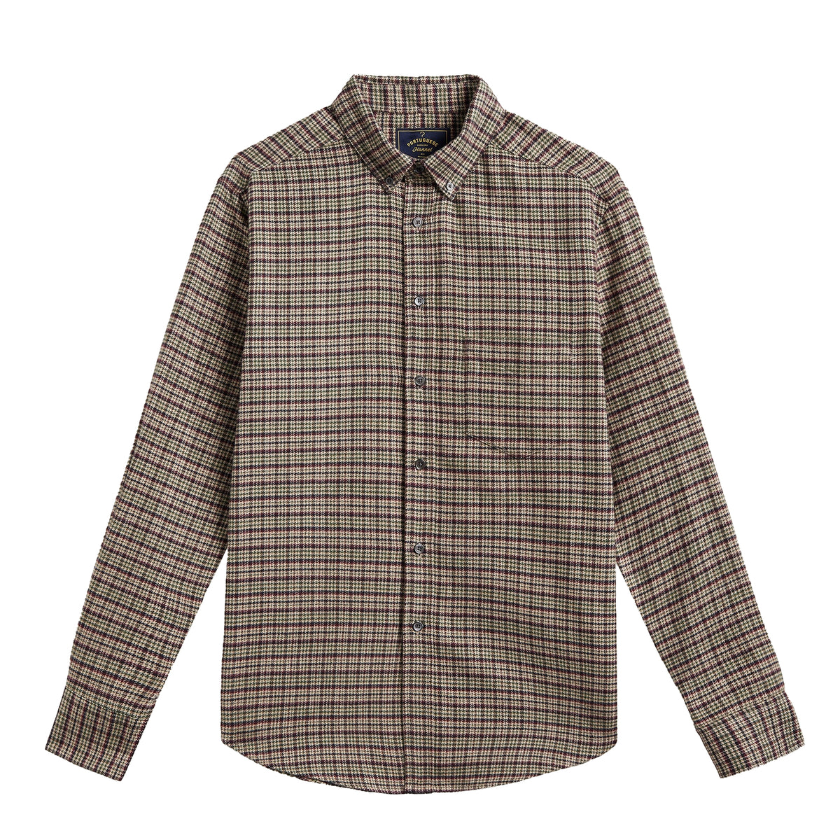Portuguese Flannel Feno Shirt Brown / Beige