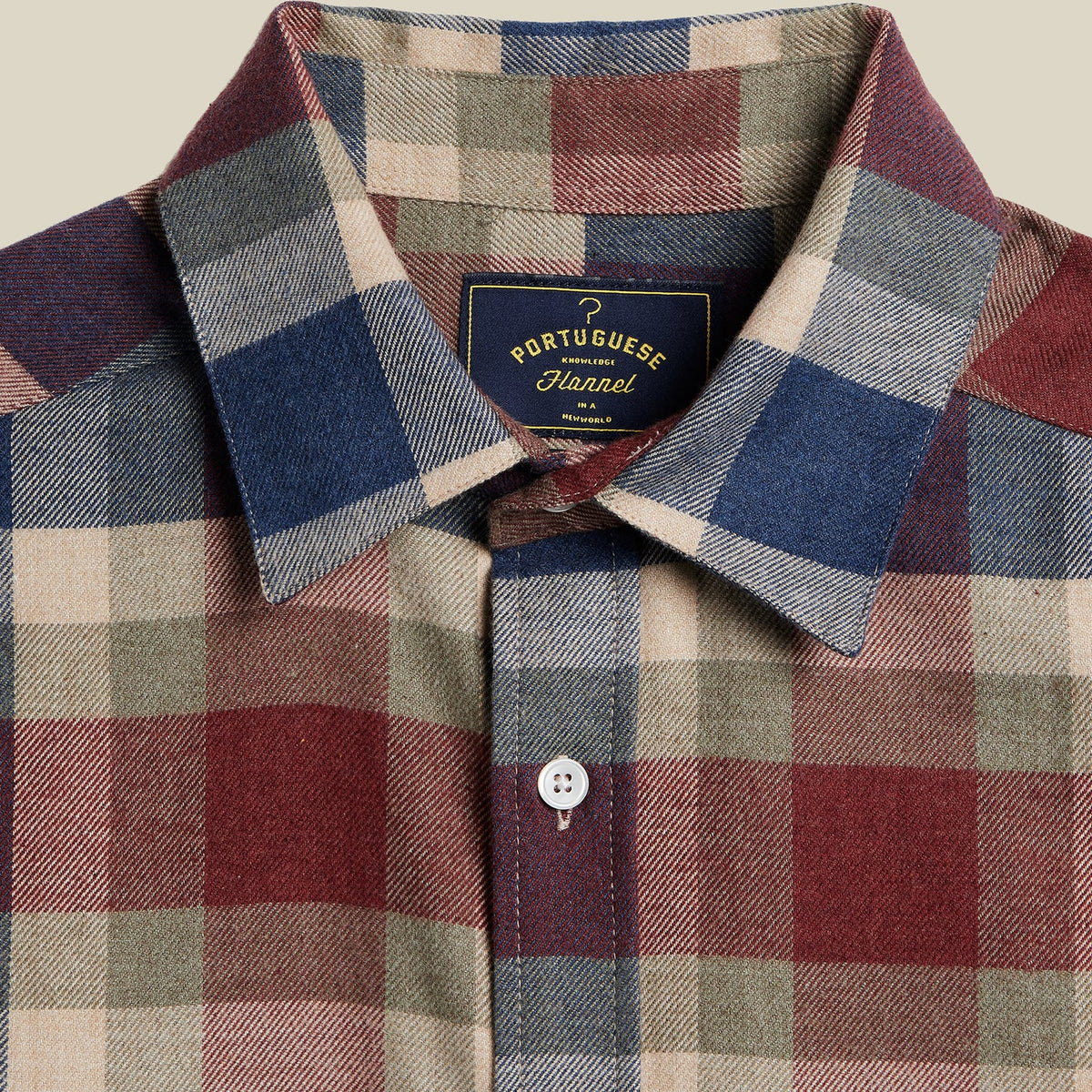 Portuguese Flannel Girona Shirt Blue / Red