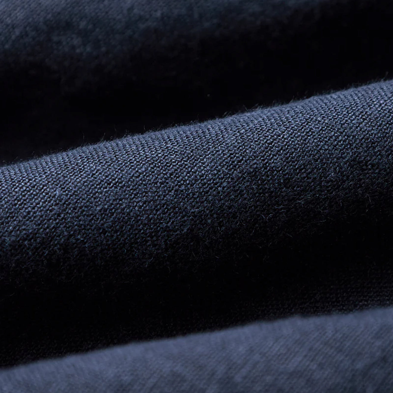 Portuguese Flannel Linen Camp Collar S/S shirt Navy