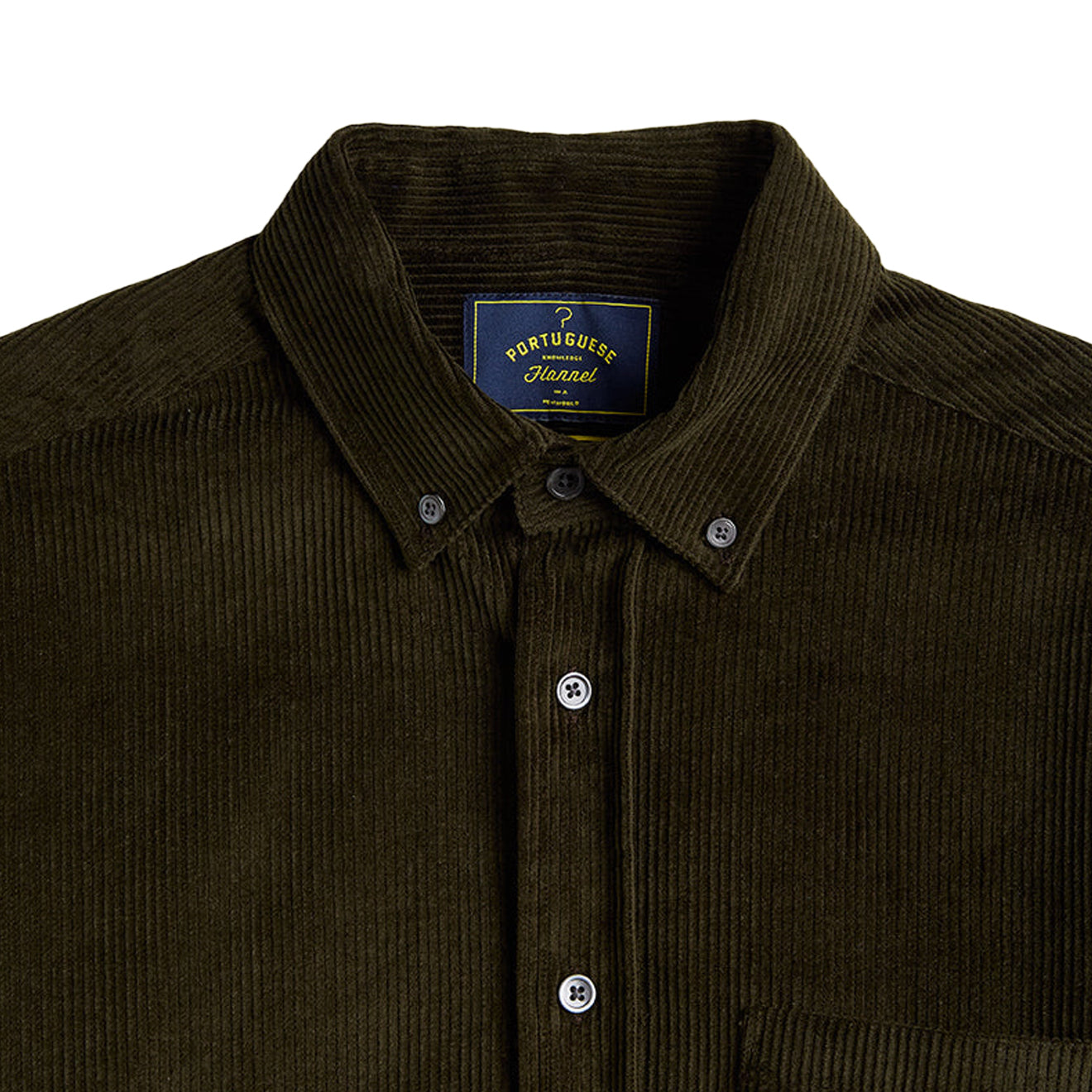 Portuguese Flannel Lobo 2.0 Button Down Olive