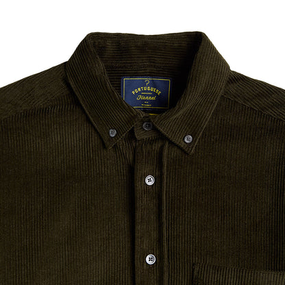 Portuguese Flannel Lobo 2.0 Button Down Olive