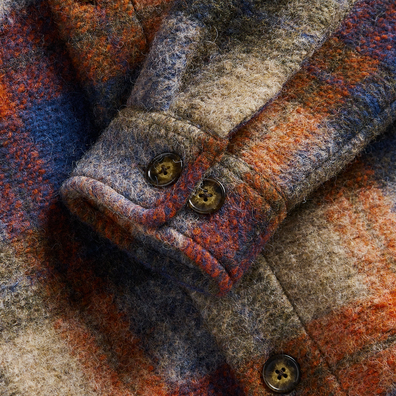 Portuguese Flannel Parker Overshirt Blue - The Sporting Lodge