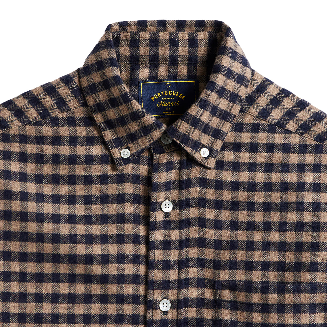 Portuguese Flannel Roca Shirt Blue - The Sporting Lodge