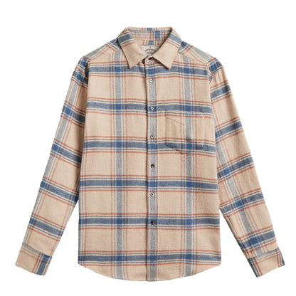 Portuguese Flannel Serena Shirt Cream / Blue
