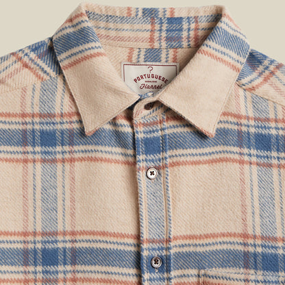 Portuguese Flannel Serena Shirt Cream / Blue