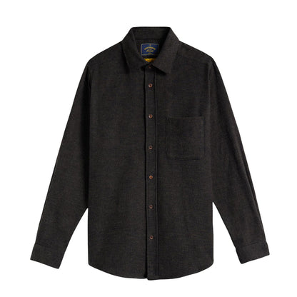 Portuguese Flannel Sounds L/S Shirt Button Down Brown - The Sporting Lodge