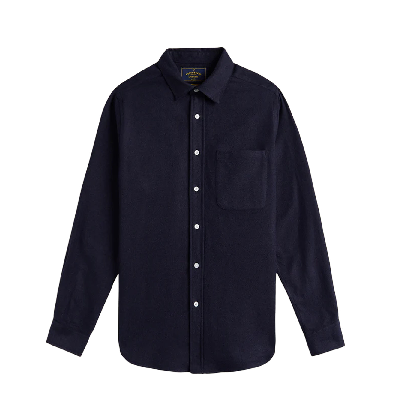 Portuguese Flannel Teca 2.0 Button Down Shirt Navy