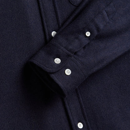 Portuguese Flannel Teca 2.0 Button Down Shirt Navy