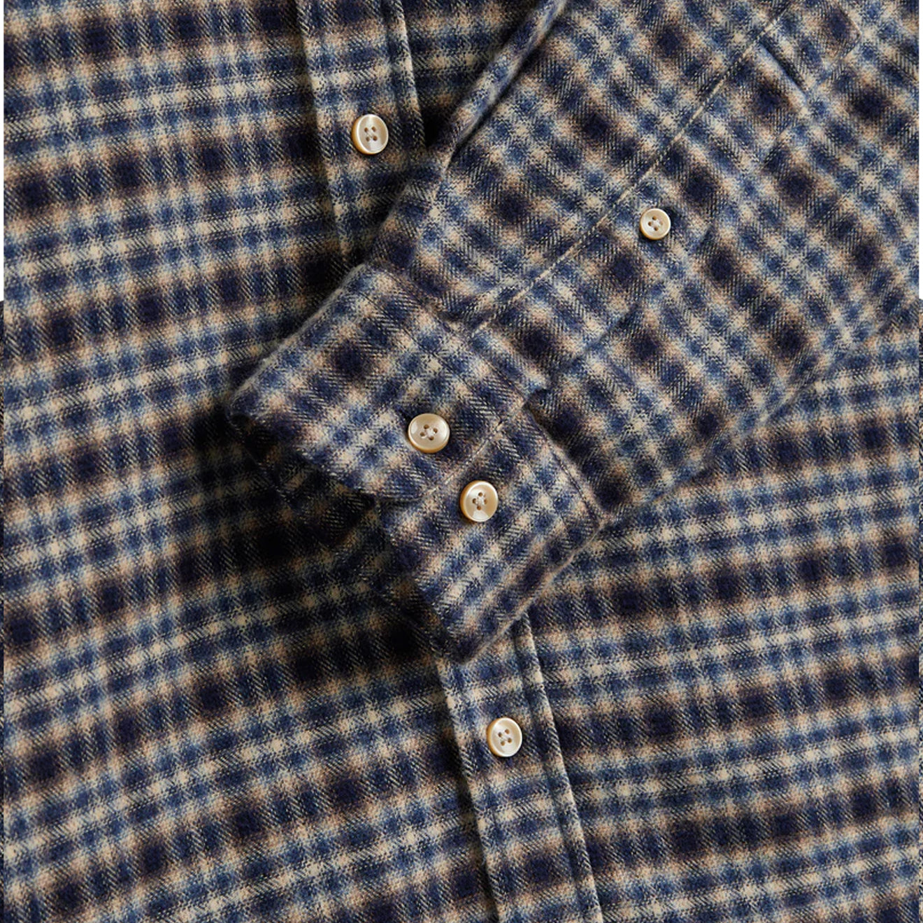 Portuguese Flannel Vouga Button Down Shirt Blue