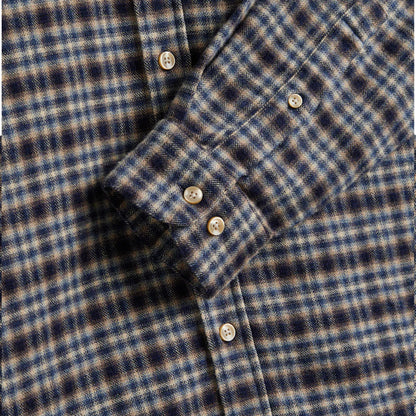 Portuguese Flannel Vouga Button Down Shirt Blue