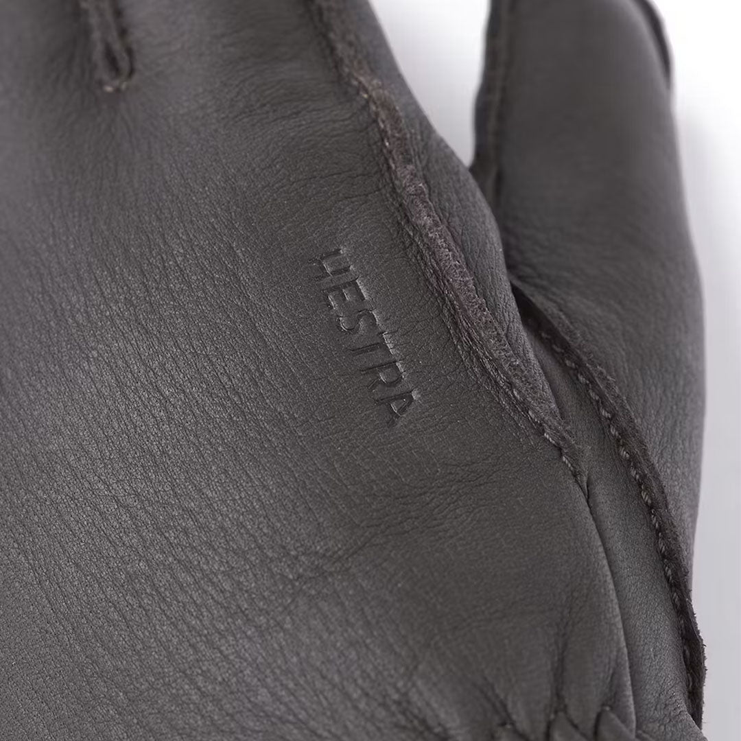 Hestra Deerskin Primaloft Rib Glove Dark brown - The Sporting Lodge