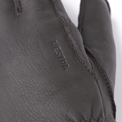 Hestra Deerskin Primaloft Rib Glove Dark brown - The Sporting Lodge