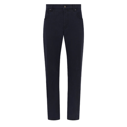 Purdey 5 Pocket Trouser Navy - The Sporting Lodge