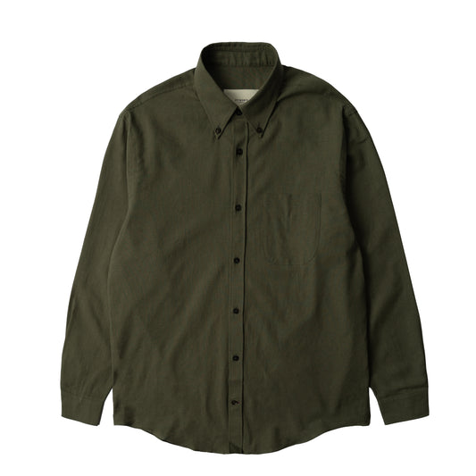 Purdey Button Down Collar With Chest Pocket Shirt Fern - The Sporting Lodge