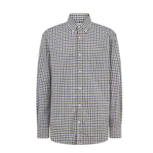 Purdey Button Down Collar With Chest Pocket Shirt Forest Green - The Sporting Lodge