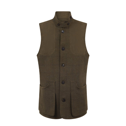 Purdey Hi-Collar Tweed Shooting Vest Fredrick Box Check
