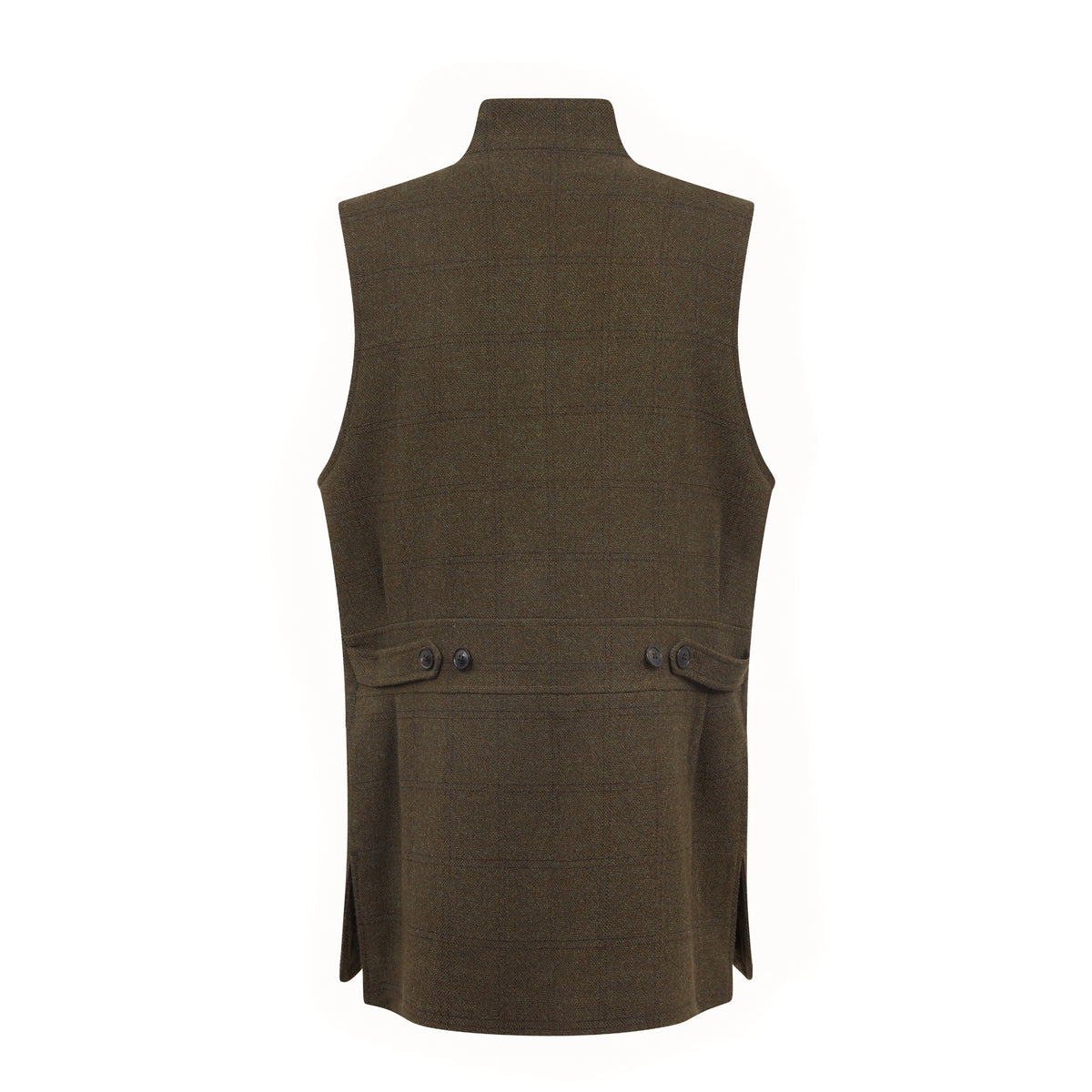 Purdey Hi-Collar Tweed Shooting Vest Fredrick Box Check
