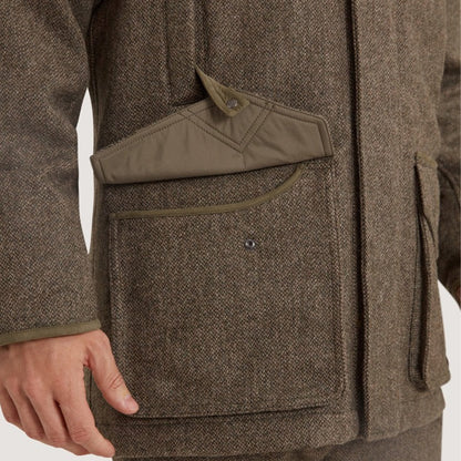 Purdey Lightweight Tweed Field Coat Acorn - The Sporting Lodge