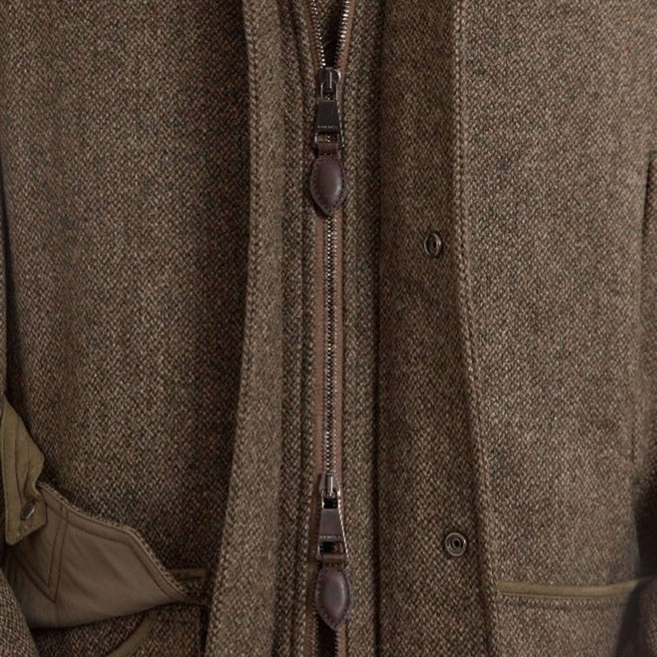 Purdey Lightweight Tweed Field Coat Acorn - The Sporting Lodge
