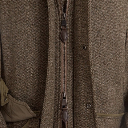 Purdey Lightweight Tweed Field Coat Acorn - The Sporting Lodge