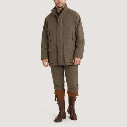 Purdey Lightweight Tweed Field Coat Acorn - The Sporting Lodge