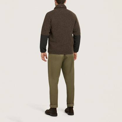 Purdey Merino Purdey Fleece Jacket Walnut - The Sporting Lodge