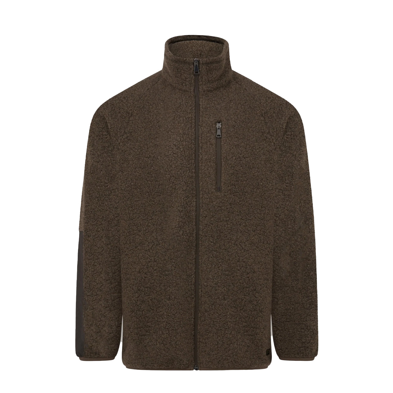 Purdey Merino Purdey Fleece Jacket Walnut - The Sporting Lodge