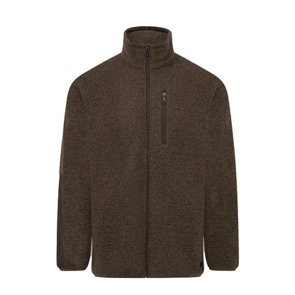 Purdey Merino Purdey Fleece Jacket Walnut - The Sporting Lodge