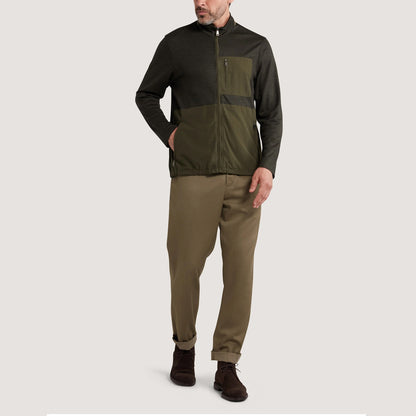 Purdey Merino Tech Jersey Jacket Loden - The Sporting Lodge
