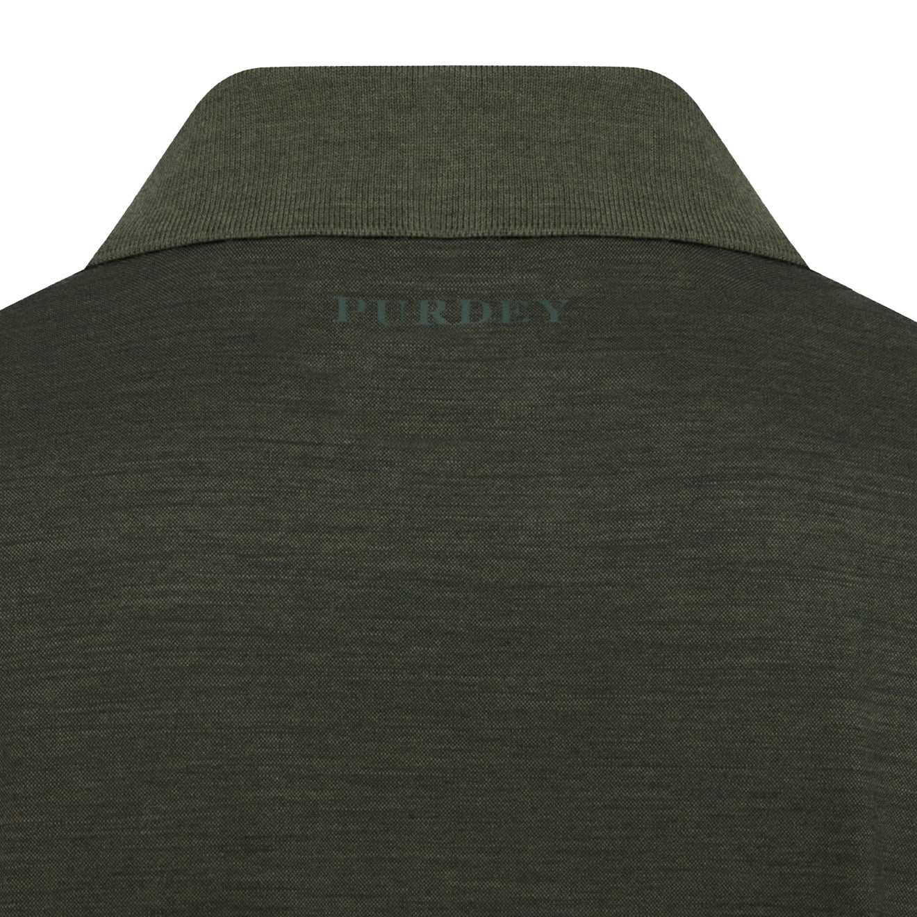 Purdey Merino Tech Pique Polo Loden - The Sporting Lodge